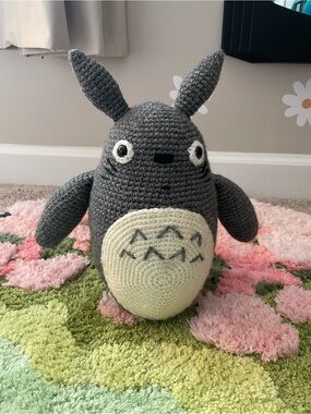 Handmade Crochet 10” Totoro Stuffed Animal